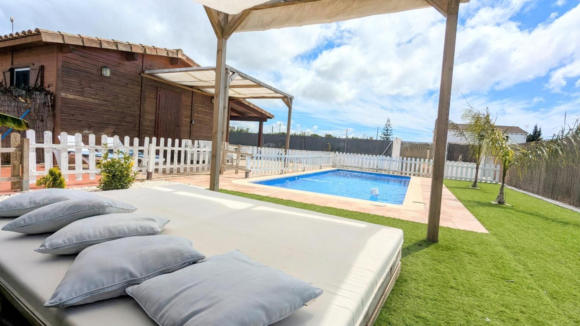 Вилла Conil, 5Min Centro, Playas Кониль-де-ла-Фронтера Экстерьер фото